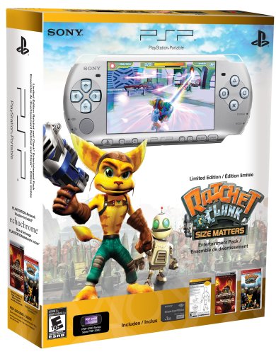 PlayStation Portable Limited Edition Ratchet & Clank Entertainment Pack - Mystic Silver [98896] รูปที่ 1