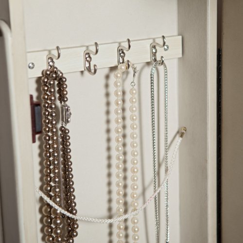 Shabby Chic Antique White Jewelry Armoire ( Antique ) รูปที่ 4
