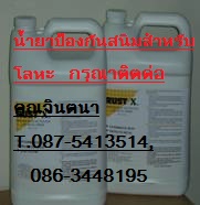  Rust – X ใช้สำหรับทาผิวโลหะที่เป็นสนิม เพื่อเปลี่ยนสภาพสนิมบนผิวโลหะ  ปรับผิวโลหะให้พร้อมสำหรับงานทาสีรองพื้นและสีจริง  รูปที่ 5