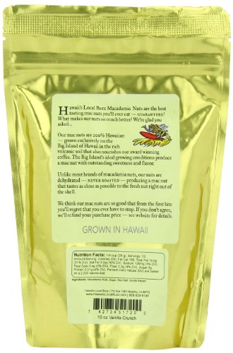 Hawaii's Local Buzz Macadamia Nuts, Vanilla Crunch, 10 Ounce รูปที่ 5