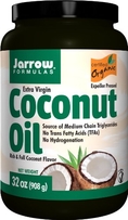 Jarrow Formulas Coconut Oil 100% Organic, Extra Virgin, 32 Ounce ( Coconut oil Jarrow )