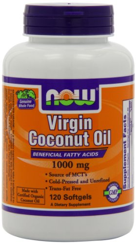 NOW Foods Virgin Coconut Oil 1000mg, 120 Softgels ( Coconut oil Now Foods ) รูปที่ 1