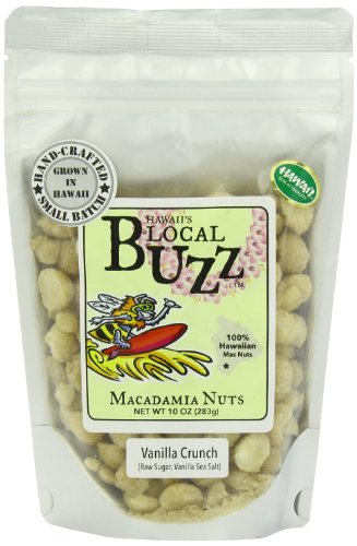 Hawaii's Local Buzz Macadamia Nuts, Vanilla Crunch, 10 Ounce รูปที่ 1