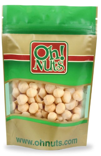 Raw Hawaiian Macadamia Nuts (1 Pound Bag) - Oh! Nuts รูปที่ 1
