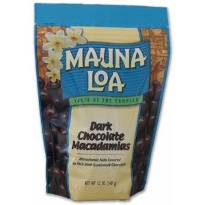 Mauna Loa Dark Chocolate Covered Macadamia Nuts Bag, 11-Ounce (Pack of 2) รูปที่ 1