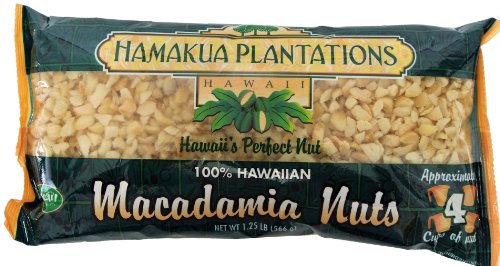100% Hawaiian Dry Roast Macadamia Nut (Diced) 1.25 Lb Bag รูปที่ 1