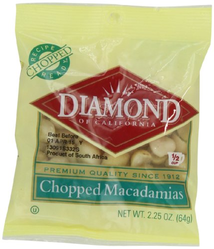 Diamond Nuts Macadamias, Chopped, 2.25-Ounce Bags (Pack of 12) รูปที่ 1