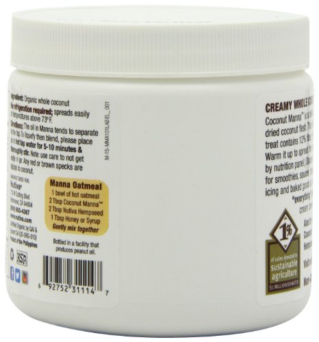 Nutiva Organic Coconut Manna, 15-Ounce (Pack of 2) ( Coconut oil Nutiva ) รูปที่ 6