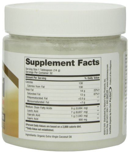 Nature's Way Coconut Oil, 16 Ounce ( Coconut oil Nature's Way ) รูปที่ 6