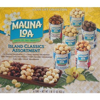 Mauna Loa Macadamia Nuts, Island Classics Assortment, 4.5-Ounce Cans รูปที่ 1