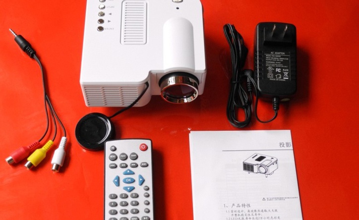 นิโปรเจคเตอร์ราคาถูกเพียง 4200 บาทเท่านั้น MiniProjector uc-28+ upgrade with HDMI รูปที่ 5