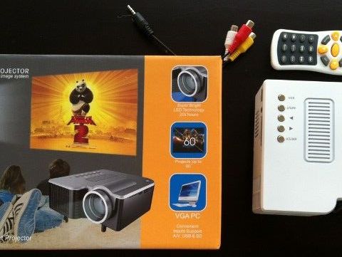 นิโปรเจคเตอร์ราคาถูกเพียง 4200 บาทเท่านั้น MiniProjector uc-28+ upgrade with HDMI รูปที่ 3
