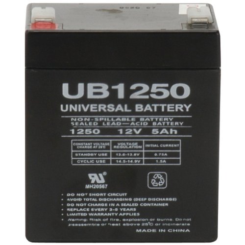 UB1250 SLA Battery 12 Volt 5 AMP Hours [Electronics] ( Battery UPG ) รูปที่ 2