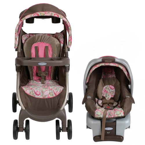Graco FastAction Fold Classic Connect DLX Travel System, Jacqueline รูปที่ 4