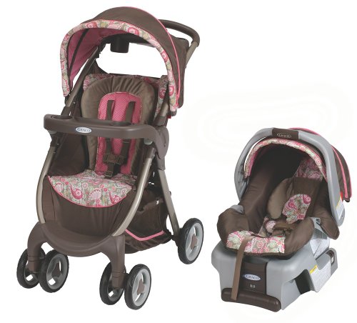 Graco FastAction Fold Classic Connect DLX Travel System, Jacqueline รูปที่ 1