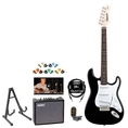 Fender Electric Starcaster Guitar Kit with Amp, Strap, Stand, Strings, Tuner, Cable and Pick Sampler ( Fender guitar Kits ) )