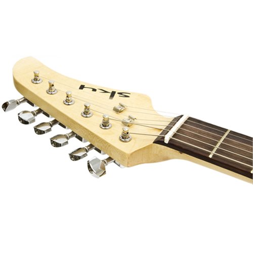 Full Size Blue Electric Guitar with Amp, Case and Accessories Pack Beginner Starter Package ( Sky Enterprise USA guitar Kits ) ) รูปที่ 4