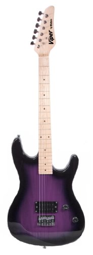 39 Inch PURPLE Electric Guitar & Carrying Case & Accessories, (Guitar, Whammy Bar, Strap, Cable, Strings, & DirectlyCheap(TM) Translucent Blue Medium Guitar Pick) ( DirectlyCheap guitar Kits ) ) รูปที่ 1