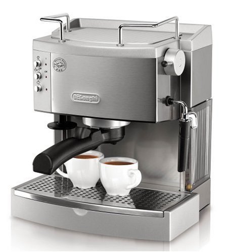 DeLonghi EC702 15-Bar-Pump Espresso Maker, Stainless ( DeLonghi Mobile ) รูปที่ 1