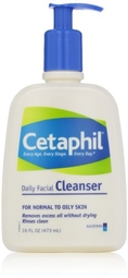 Cetaphil Daily Facial Cleanser, for normal to oily skin, 16.0 -Ounce Bottles (Pack of 2) ( Cleansers  )