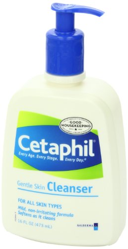 Cetaphil Gentle Skin Cleanser, For all skin types, 16-Ounce Bottles (Pack of 2) ( Cleansers  ) รูปที่ 4