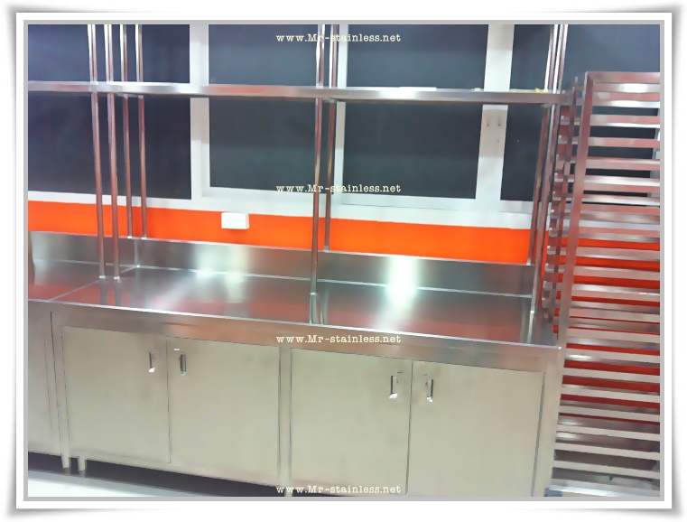 MR. stainless , เครื่องครัวสแตนเลส , ตู้สแตนเลส , ตู้เก็บของ, ตู้เก็บของร้านอาหาร  รูปที่ 7