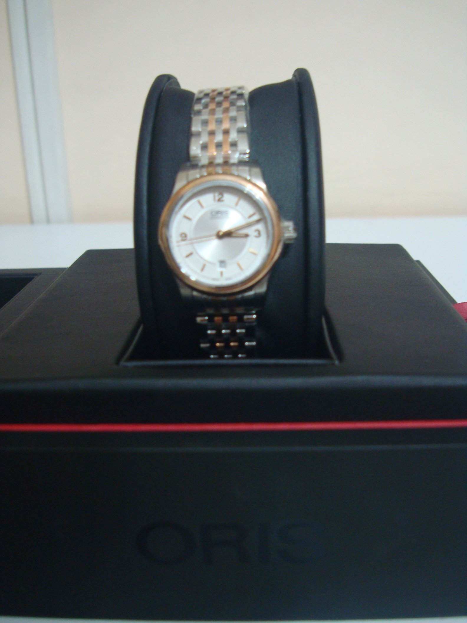 ขายนาฬิกา ORIS Classic Date Lady 56176504331 MB สองกษัตริย์ pinkgold รูปที่ 1