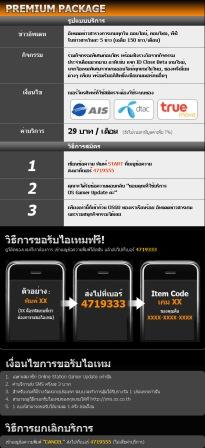 บริการ SMS อัพเดตข่าวสาร และข้อมูลเกม  รูปที่ 4