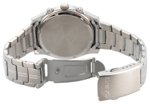 Casio Men's MTP4500D-1AV Slide Rule Bezel Analog Chronograph Aviator Watch รูปที่ 4