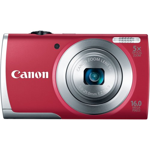 Review Canon PowerShot A2500 16Megapixel Digital Camera with 2.7-Inch LCD (Red) รูปที่ 1