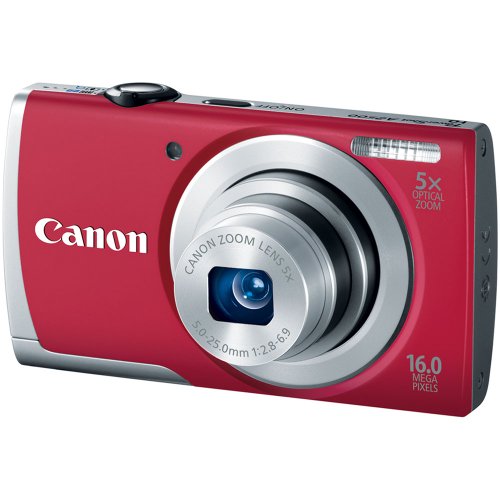 Review Canon PowerShot A2500 16Megapixel Digital Camera with 2.7-Inch LCD (Red) รูปที่ 4