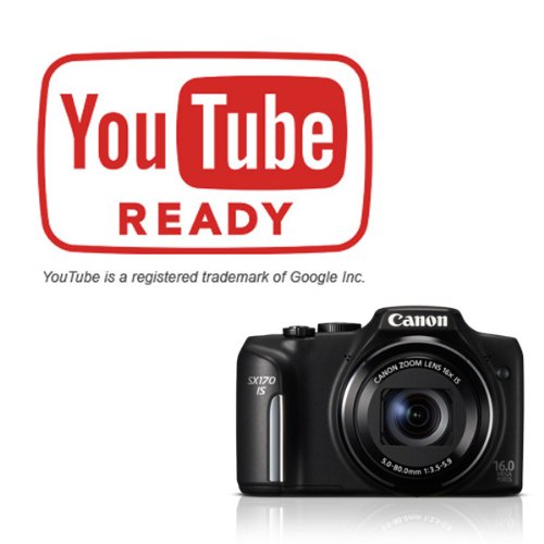 Review Canon PowerShot SX170 IS 16.0 Megapixel Digital Camera with 16x Optical Zoom and 720p HD Video (Black) รูปที่ 4