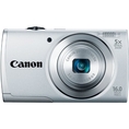 Review Canon PowerShot A2500 16Megapixel Digital Camera with 5x Optical Zoom with 3-Inch LCD (Silver)