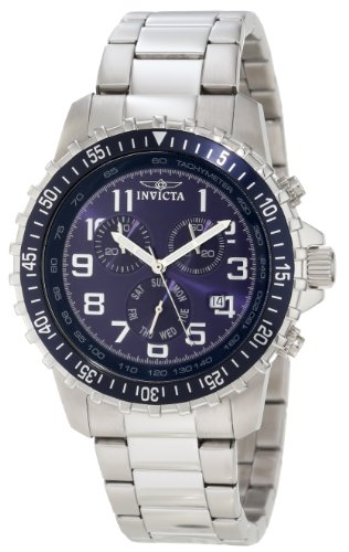 Invicta Men's 6621 II Collection Chronograph Stainless Steel Blue Dial Watch รูปที่ 1