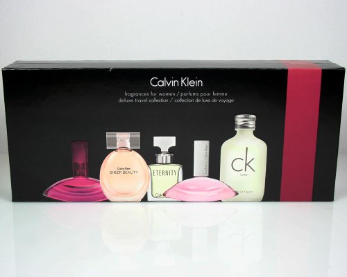 Calvin Klein Variety 5 Piece Gift Set for Women, Mini ( Women's Fragance Set) รูปที่ 3