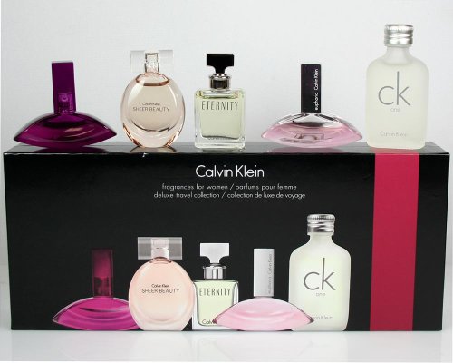 Calvin Klein Variety 5 Piece Gift Set for Women, Mini ( Women's Fragance Set) รูปที่ 1