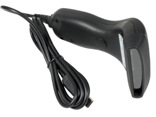 NEW!Wired handheld USB CCD Barcode Scanner Reader wired LED CCD reader (black)  รูปที่ 1