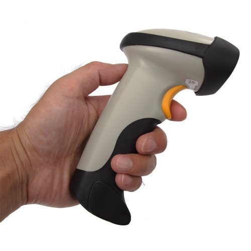 UPGRADED 2 in 1 1d Laser USB 2.0 wired + Wireles Bluetooth Barcode Scanner for iPhone iPad Android Tablet PC, Bluetooth adapter(a gift for PC user), Power adapter and USB cable included, support Mac OS-X 10.8.4, Linux, Android und IOS 7 Grey ( TIMI Barcode Scanner ) รูปที่ 4