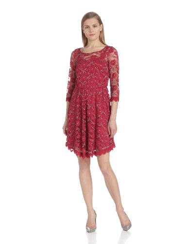 NY Collection Women's 3/4 Sleeve Lace Dress ( NY Collection Night Out dress ) รูปที่ 1