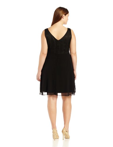 AGB Women's Plus-Size Sequin Jacket Dress ( AGB Night Out dress ) รูปที่ 6