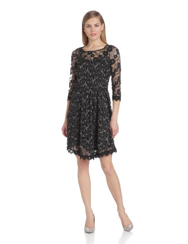 NY Collection Women's 3/4 Sleeve Lace Dress ( NY Collection Night Out dress ) รูปที่ 3