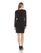 รูปย่อ DKNYC Women's Long Sleeve Dress with Ponte Shirt and Herringbone Sequin Front ( DKNYC Night Out dress ) รูปที่2