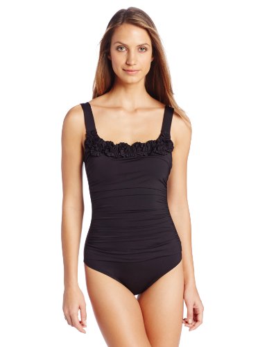 Swimsuit Kenneth Cole Women's Haute Wave Scoop Neck One Piece (Type one Piece) รูปที่ 1