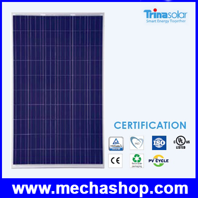  แผงโซล่าเซลล์ Trina Solar Cell Multicrystalline Module 250W มาตราฐาน UL TUV PV สินค้า Class A รับประกันแผงโซล่าเซลล์ นาน 10 ปี (SOLAR053) รูปที่ 1