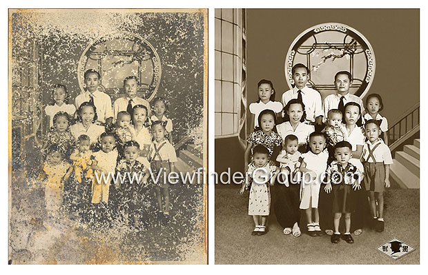 รับแต่งรูปเก่า-ใหม่ โดยมืออาชีพ รีทัช ตัดต่อ ซ่อมรูป ภาพเก่า รูปติดกระจก โดนน้ำ ขาดชำรุด รูปที่ 6