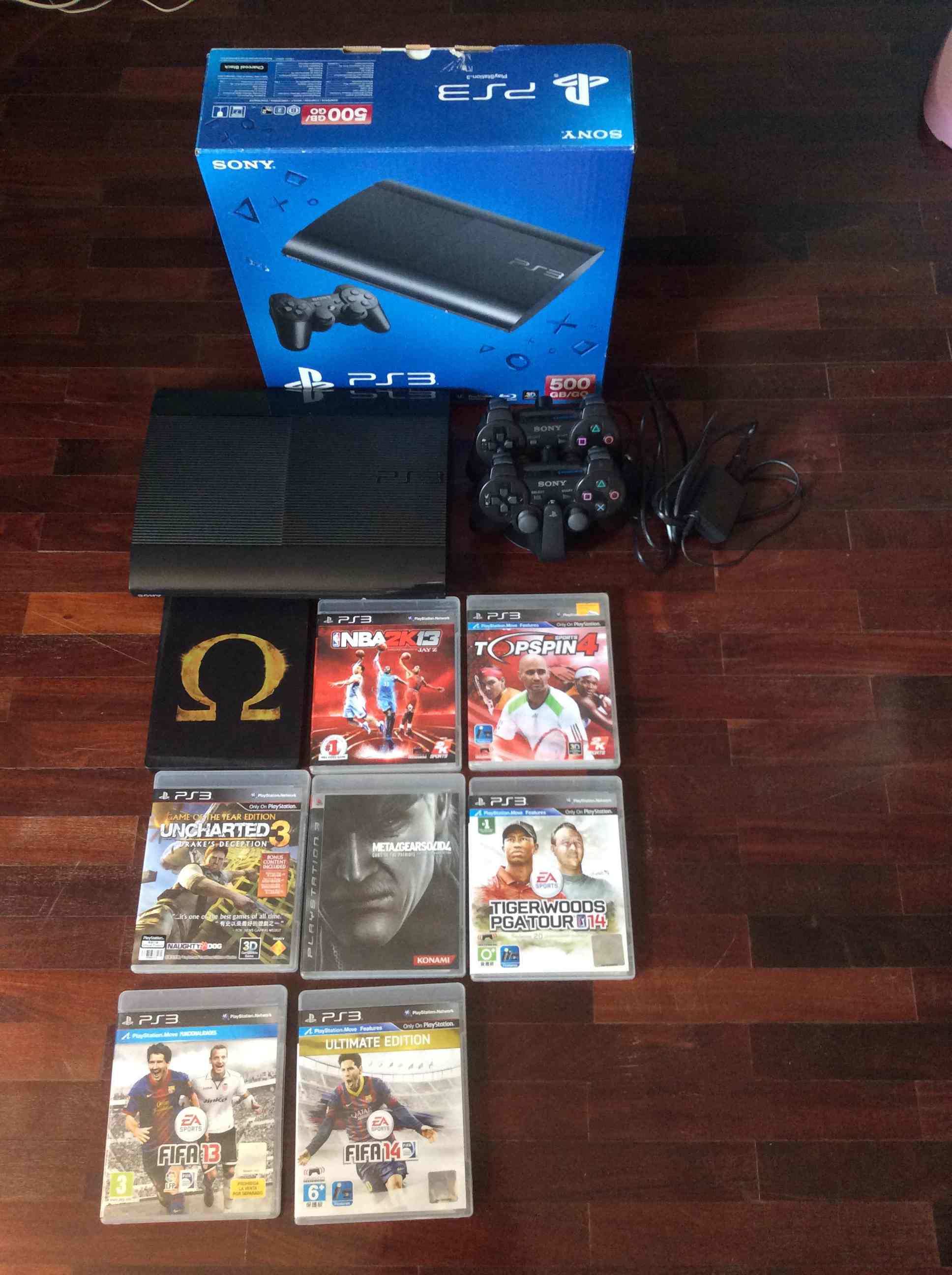 ขาย PS3 500GB 8 เกมส์แท้ 2 จอย พร้อมแท่นชารจ รูปที่ 3
