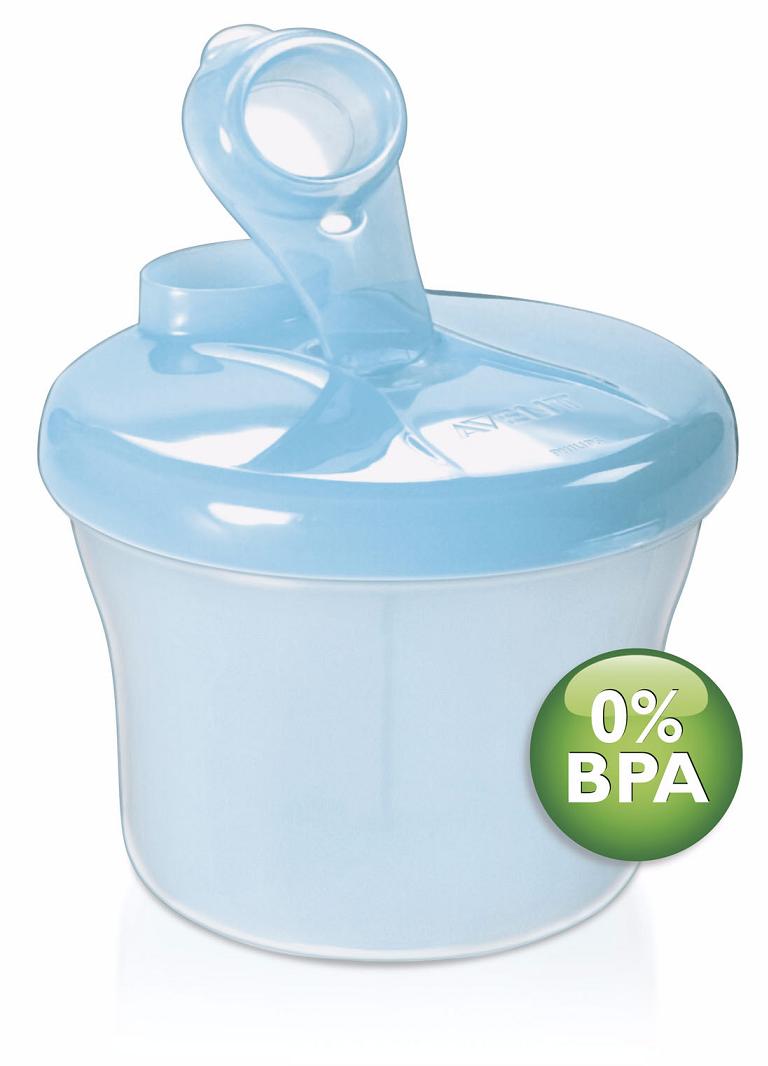 กระปุกแบ่งนมผง Philips AVENT BPA Free Formula Dispenser/Snack Cup มีช่องแบ่งทั้งหมด 3 ช่อง  พลาสติกเป็นรุ่น BPA-Free และ รูปที่ 1