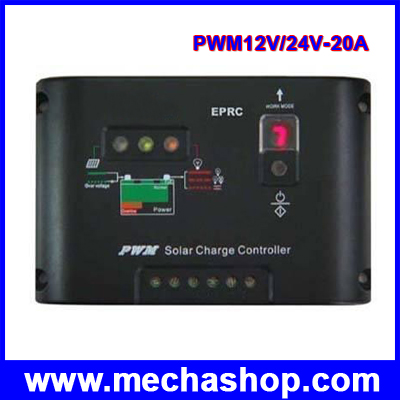  โซล่าชาร์จเจอร์ Solar Panel Charger Controller Regulator 20A 12V/24V (SCC015) รูปที่ 1