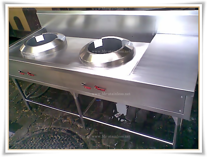 Mr.stainless ขายเตาจีน , เตาผัด , เตาจีน 2 หัว , ครัวจีนภัตตาคาร , เตาร้านอาหาร รูปที่ 6