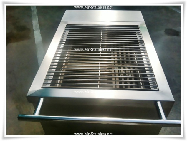 Mr.stainless ขายรถเข็นเตาย่างหินลาวา , เตาย่าง รถเข็น , เตาย่างอาหาร ซีฟู้ด รูปที่ 4